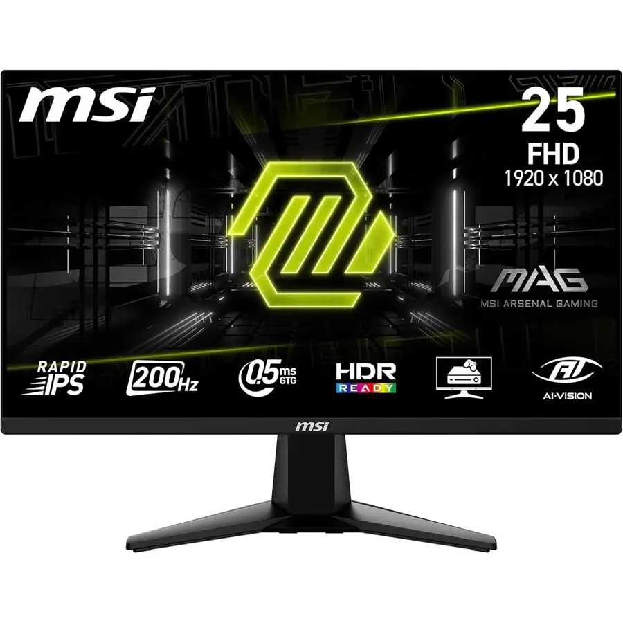 MSI MAG 255F E20 Gaming Monitor 24.5 Inch FHD Rapid IPS 200Hz 0.5ms HDR Ready - Image 2