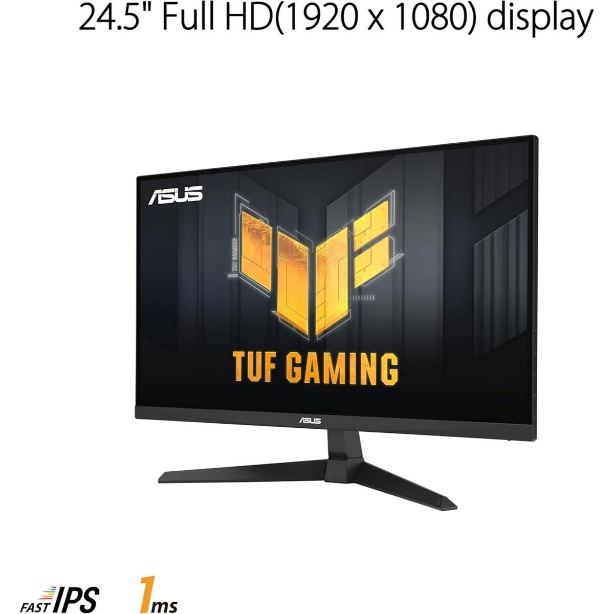 Asus Tuf Gaming VG259Q3A 25” 1080p Gaming Monitor – FHD, 180Hz, 1ms, Fast IPS, Extreme Low Motion Blur, FreeSync, Variable Overdrive, Speakers, 99% sRGB, Shadow Boost - Image 2